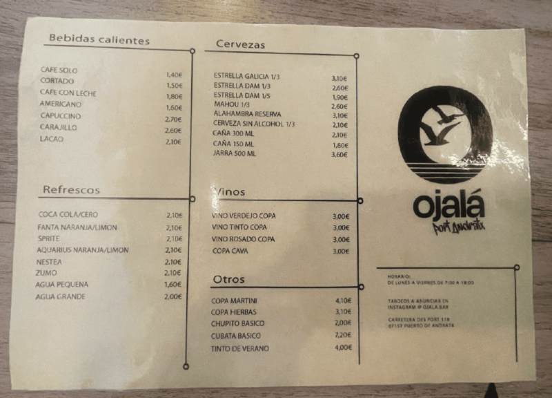 Ojalá - Andratx (Mallorca) | VISIT ANDRATX