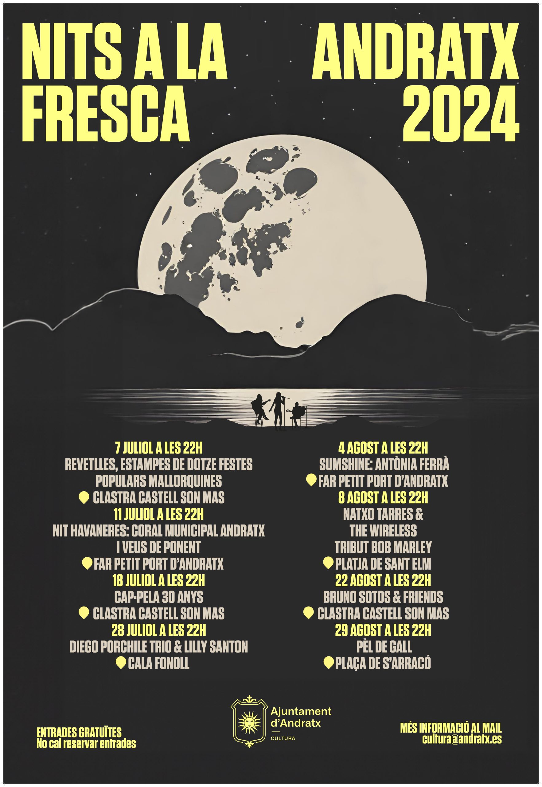KULTURPROGRAMM NITS A LA FRESCA 2024 - Visit Andratx