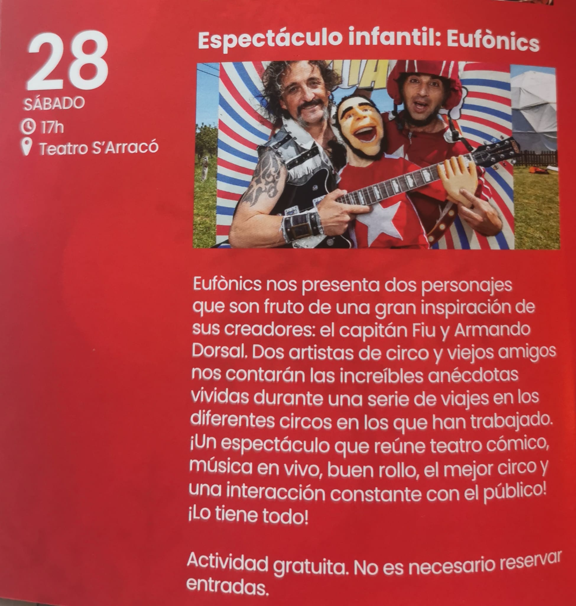 Espectáculo infantil: Eufònics - Visit Andratx