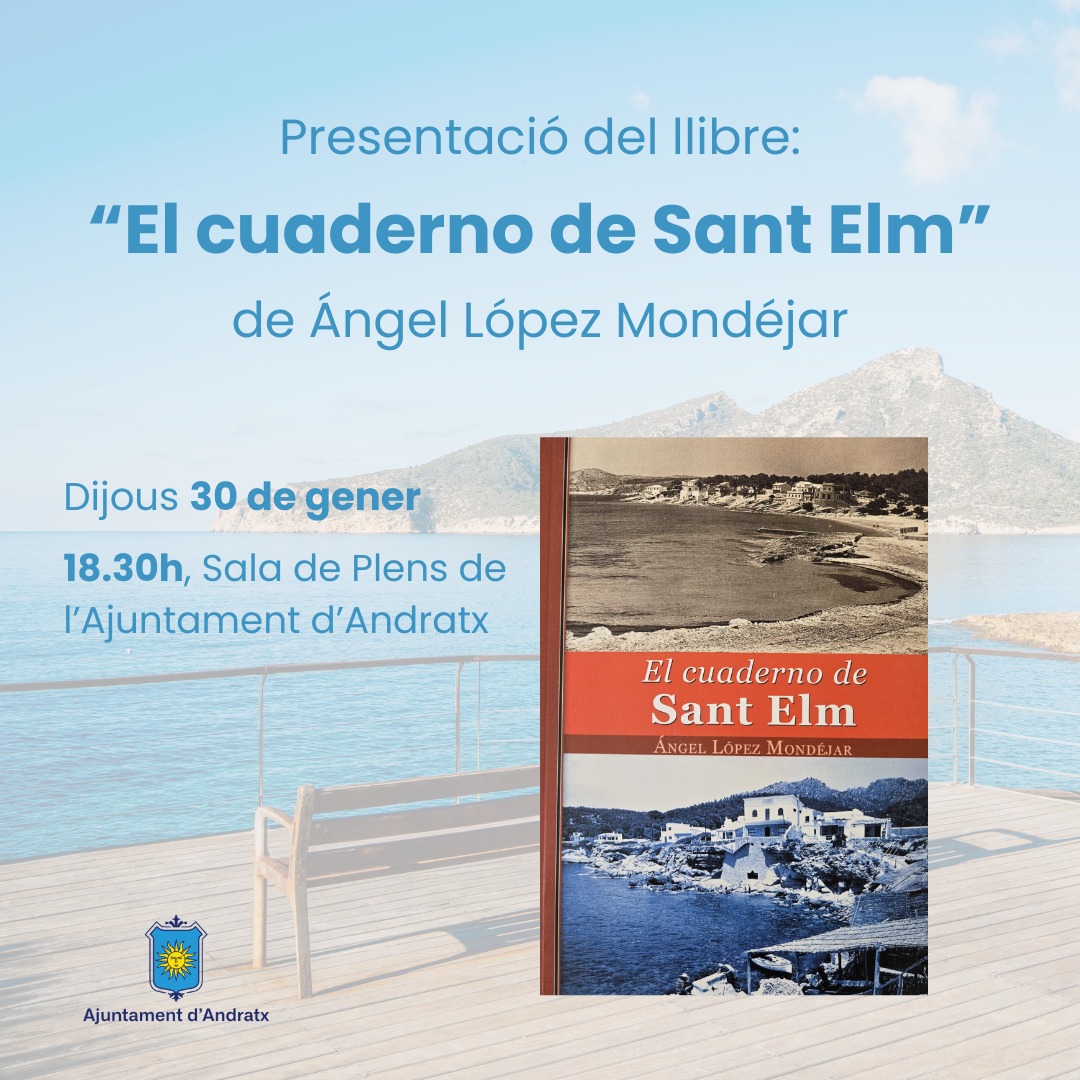 Book presentation: The Sant Elm notebook (Ángel López) - Visit Andratx