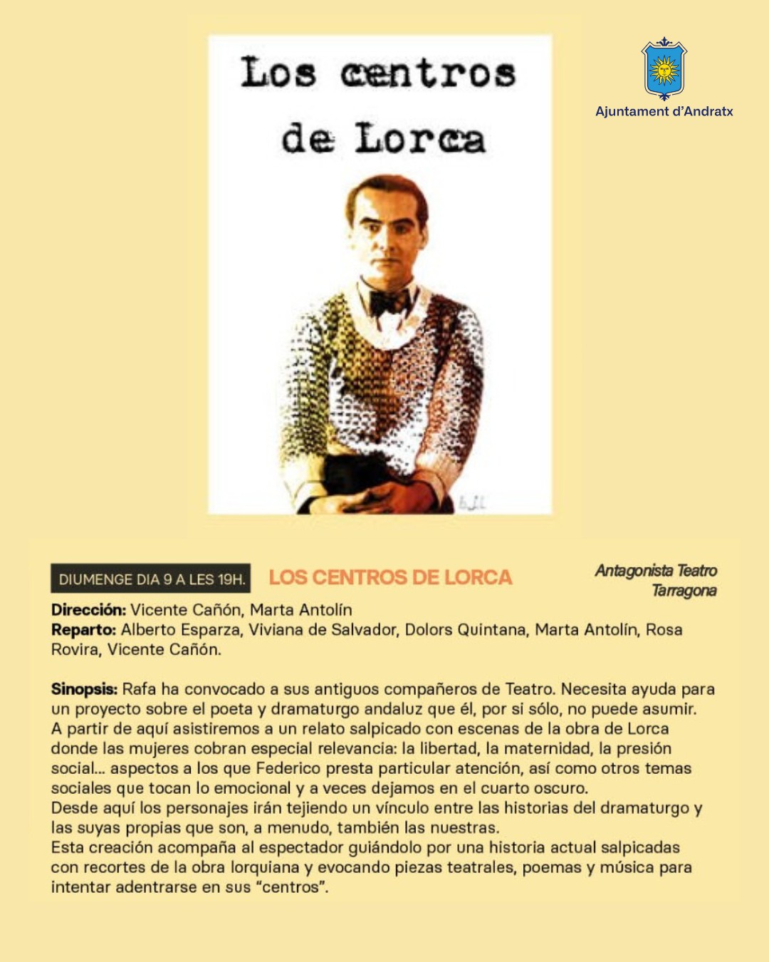XXXVI MOSTRA DE TEATRE AMATEUR D'ANDRATX - Visit Andratx