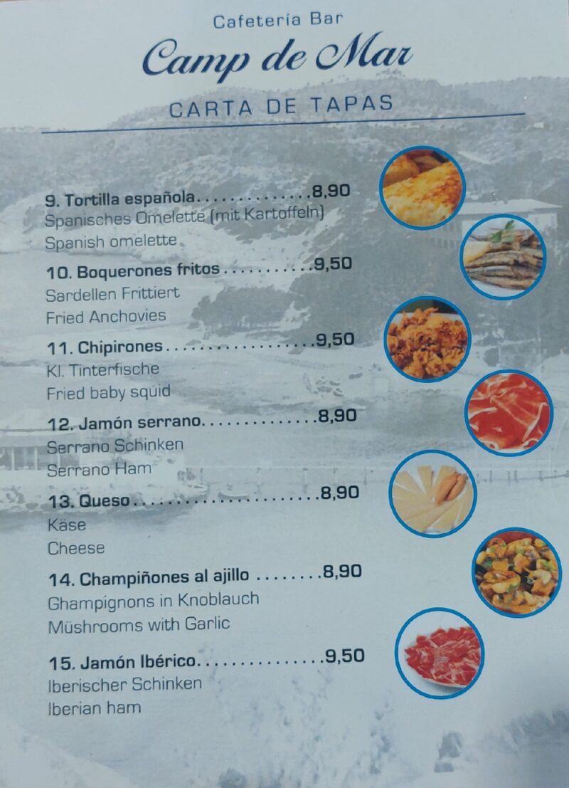 Bar Cafe Camp de Mar - Andratx (Mallorca) | VISIT ANDRATX