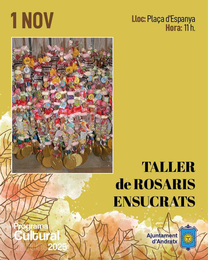 WORKSHOP FÜR "ROSARIS ENSUCRATS" - Visit Andratx