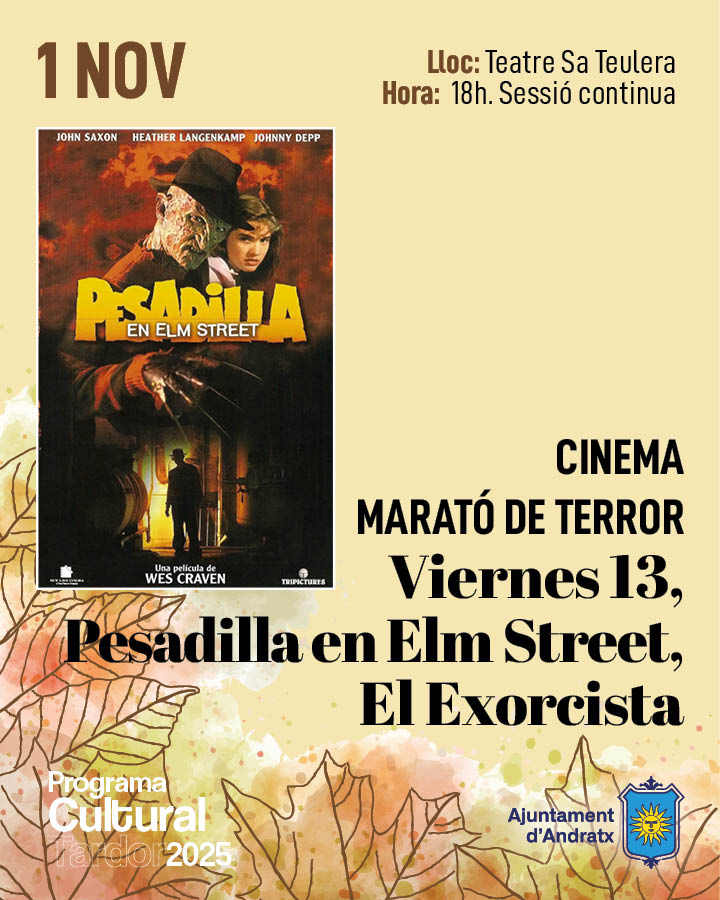 KINO: HORRORFILM-MARATHON - Visit Andratx