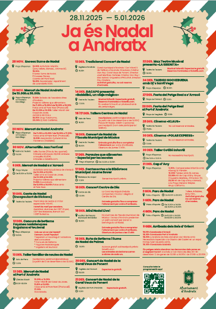 Nativity scene contest, Christmas window displays and decorate your premises. - Visit Andratx