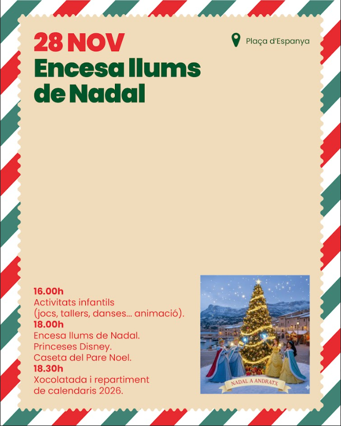 Encesa de llums de Nadal - Visit Andratx