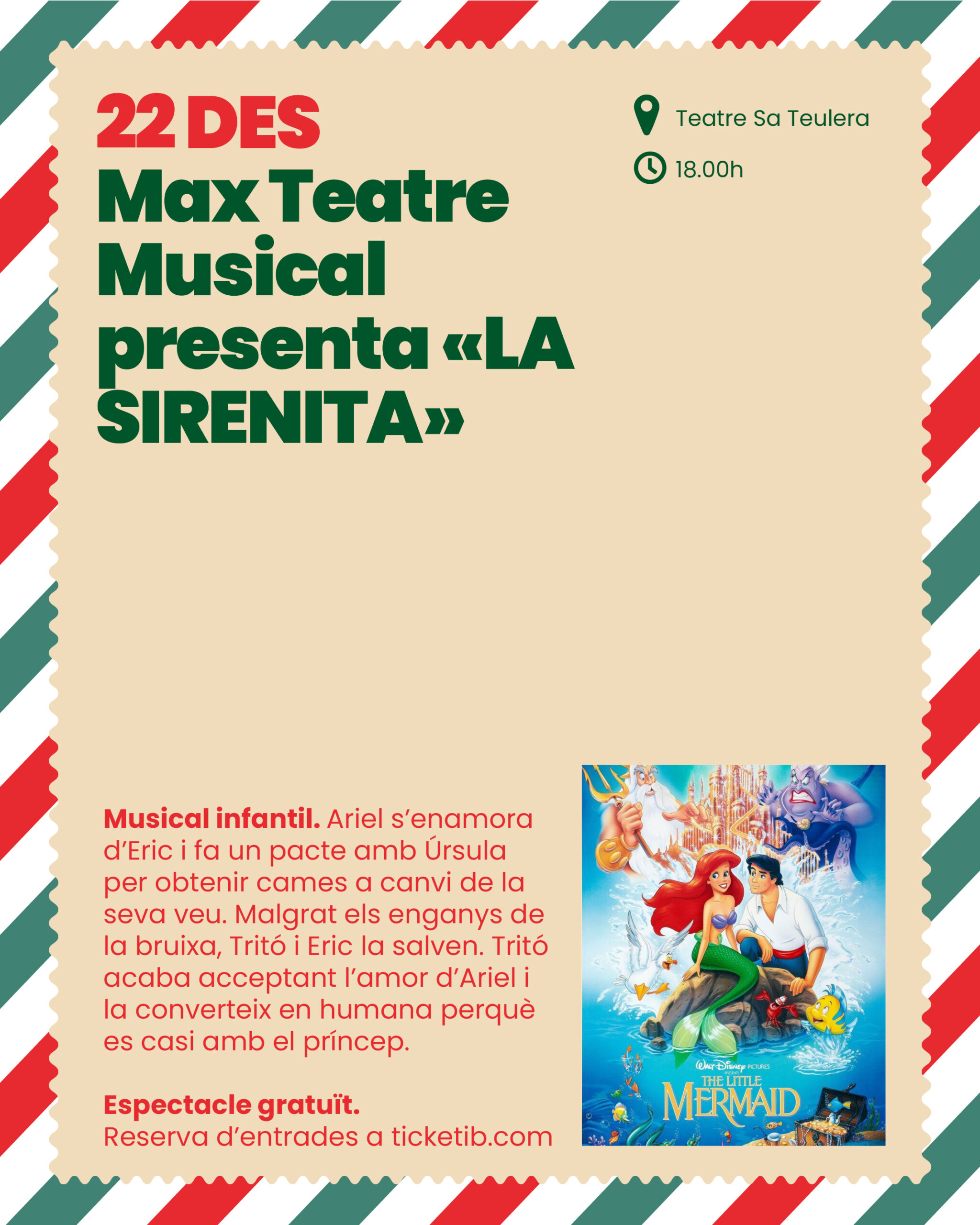 Max Teatre Musical presenta "La Sirenita" - Visit Andratx
