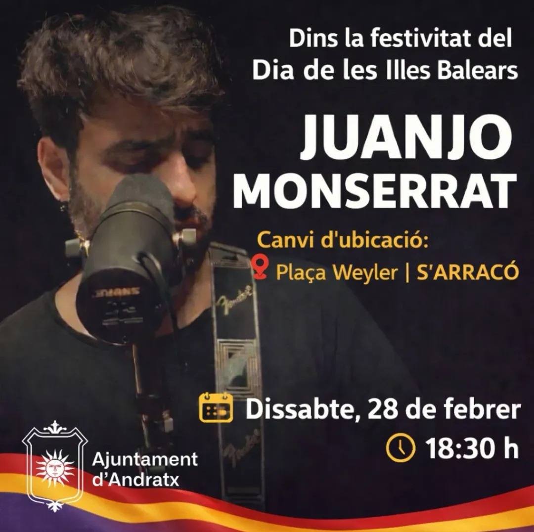 Concierto festividad Día de las Islas Baleares: Juanjo Monserrat - Visit Andratx
