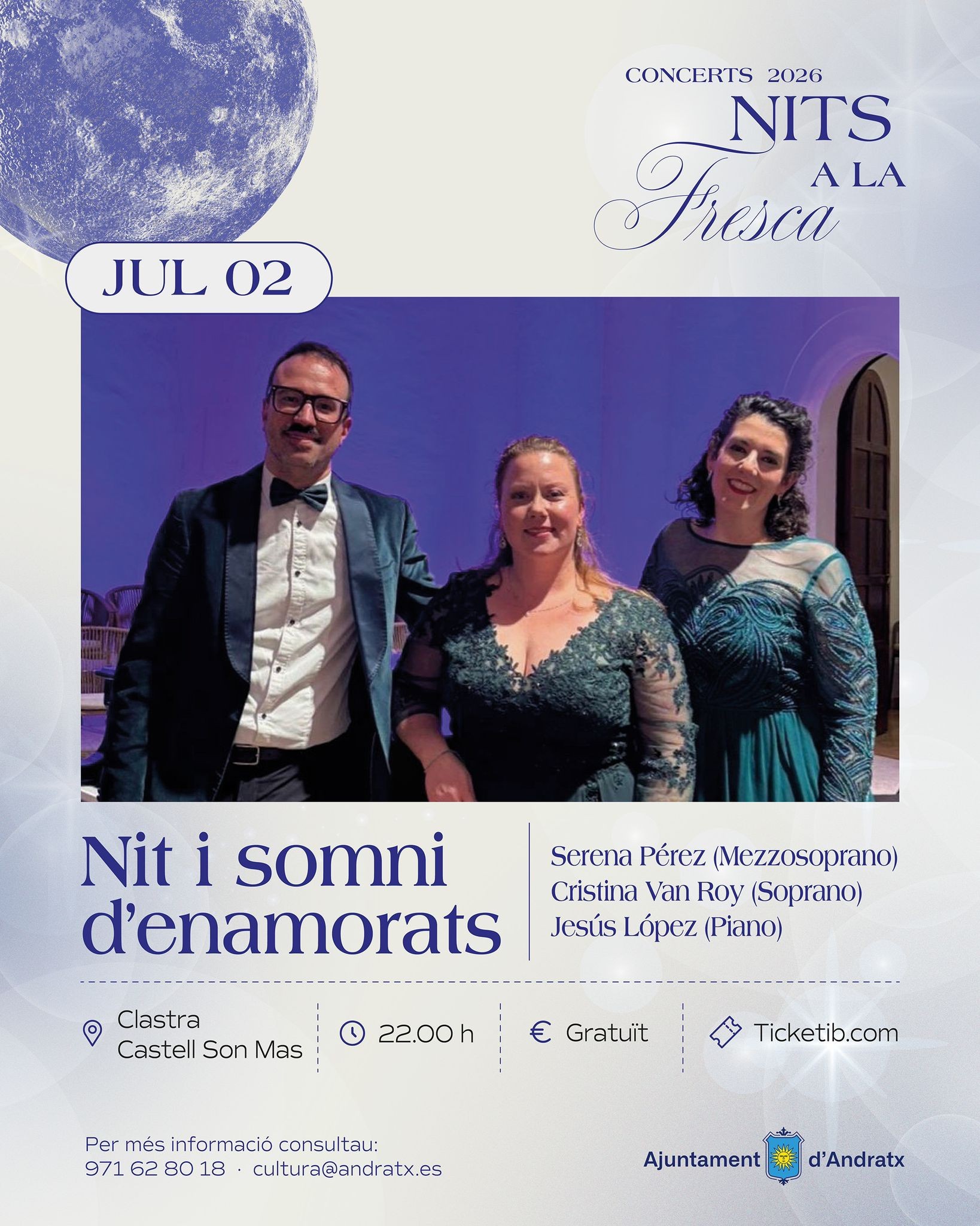 "Nits i somni d'enamorats" Nits a la Fresca 2026 - Visit Andratx