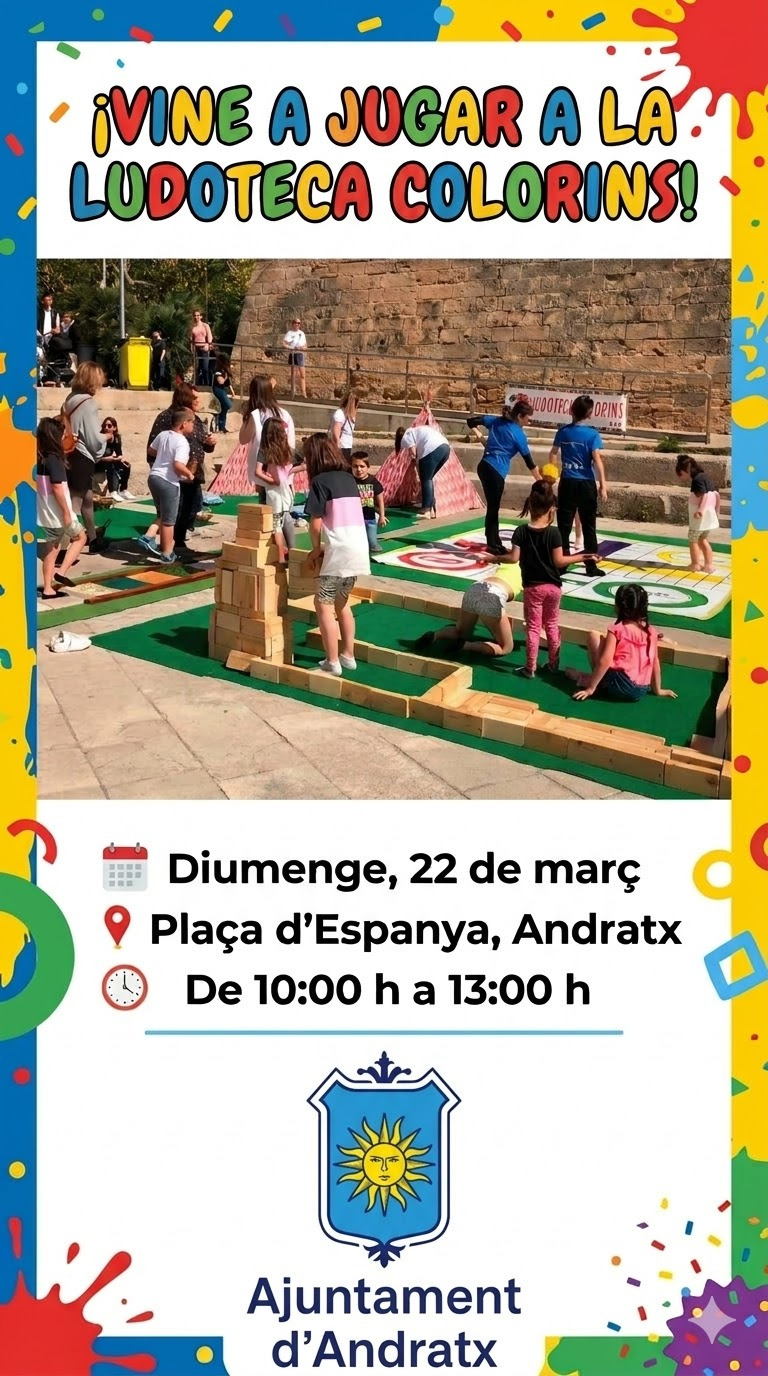 Ludoteca infantil "Colorins" auf der Plaza de España - Visit Andratx