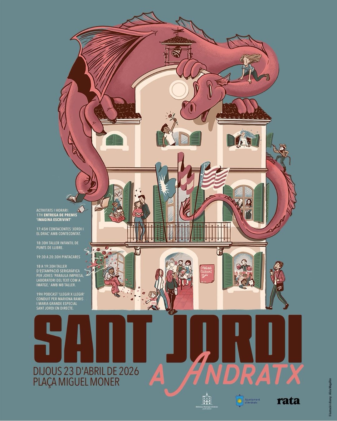 Sant Jordi Day – ‘Imagina Escrivint’ Awards: 30th anniversary - Visit Andratx