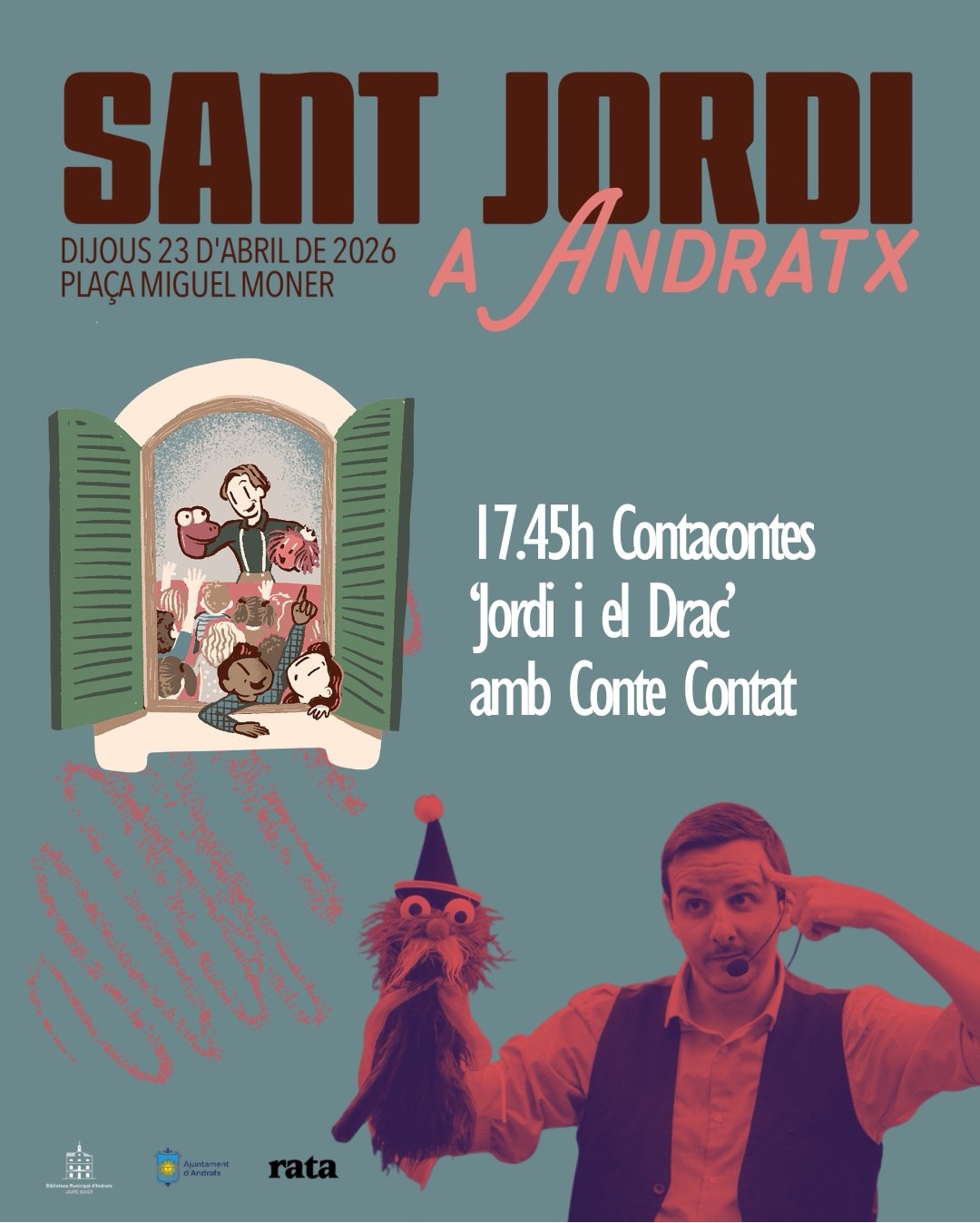Sant Jordi Day – ‘Imagina Escrivint’ Awards: 30th anniversary - Visit Andratx