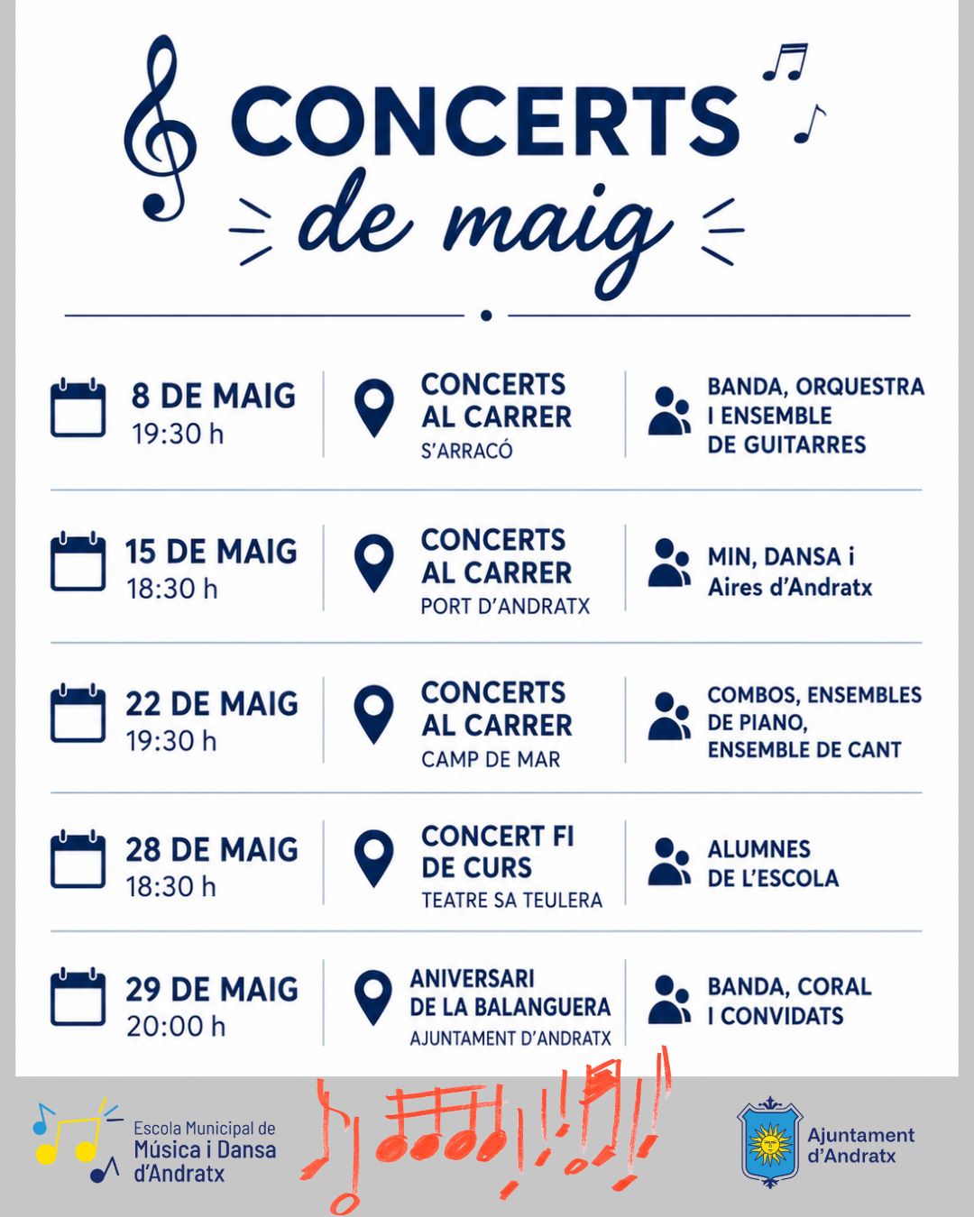 Concerts de maig - Visit Andratx