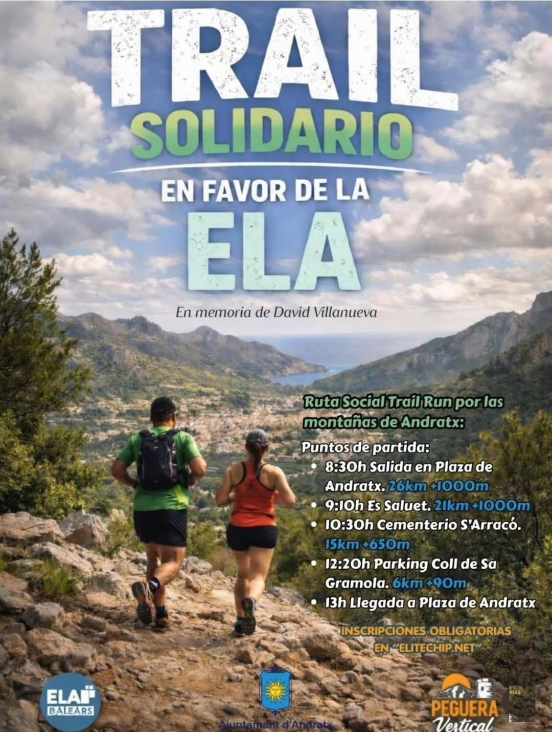 Ruta Social Trail Run Solidaría zum Gedenken an David Villanueva - Visit Andratx