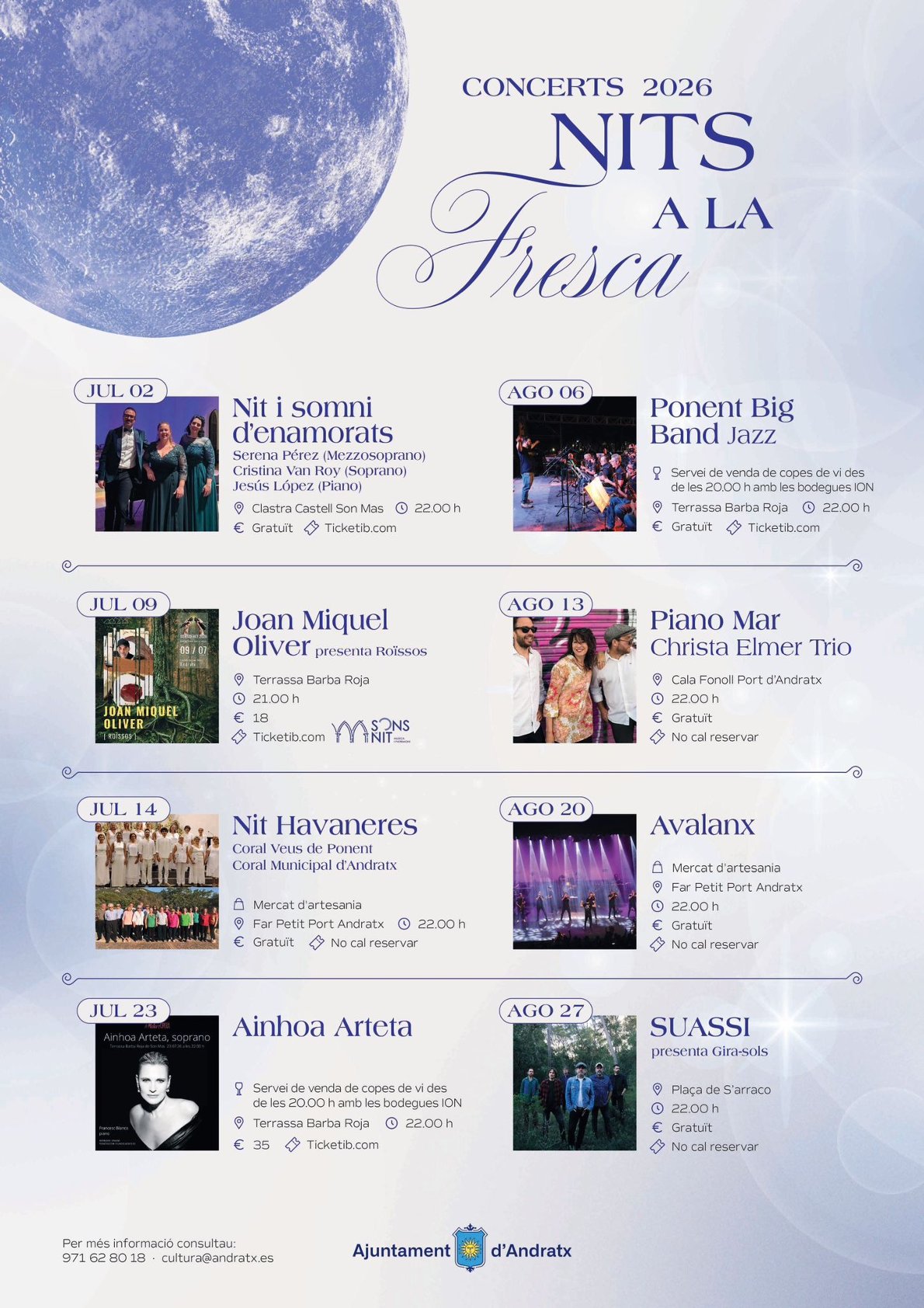 Nits a la fresca 2026 - Visit Andratx