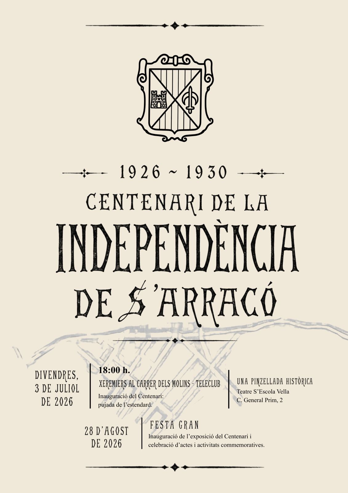 Actividades Conmemorativas Centenario independencia de S'Arracó - Visit Andratx