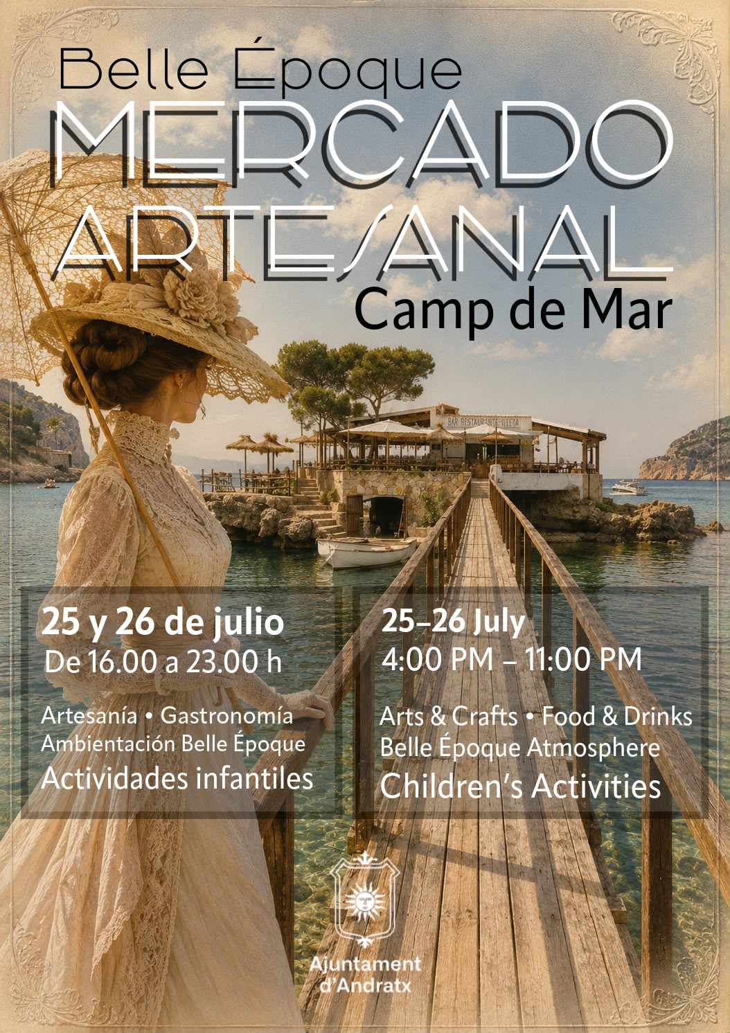 Marché artisanal « Belle Époque » à Camp de Mar - Visit Andratx