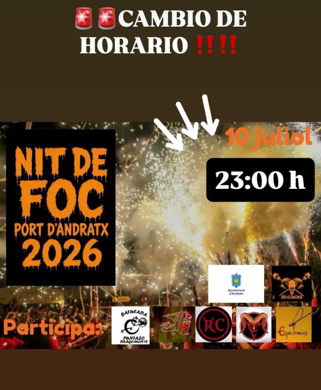 "Nit de foc" en Port d'Andratx - Visit Andratx