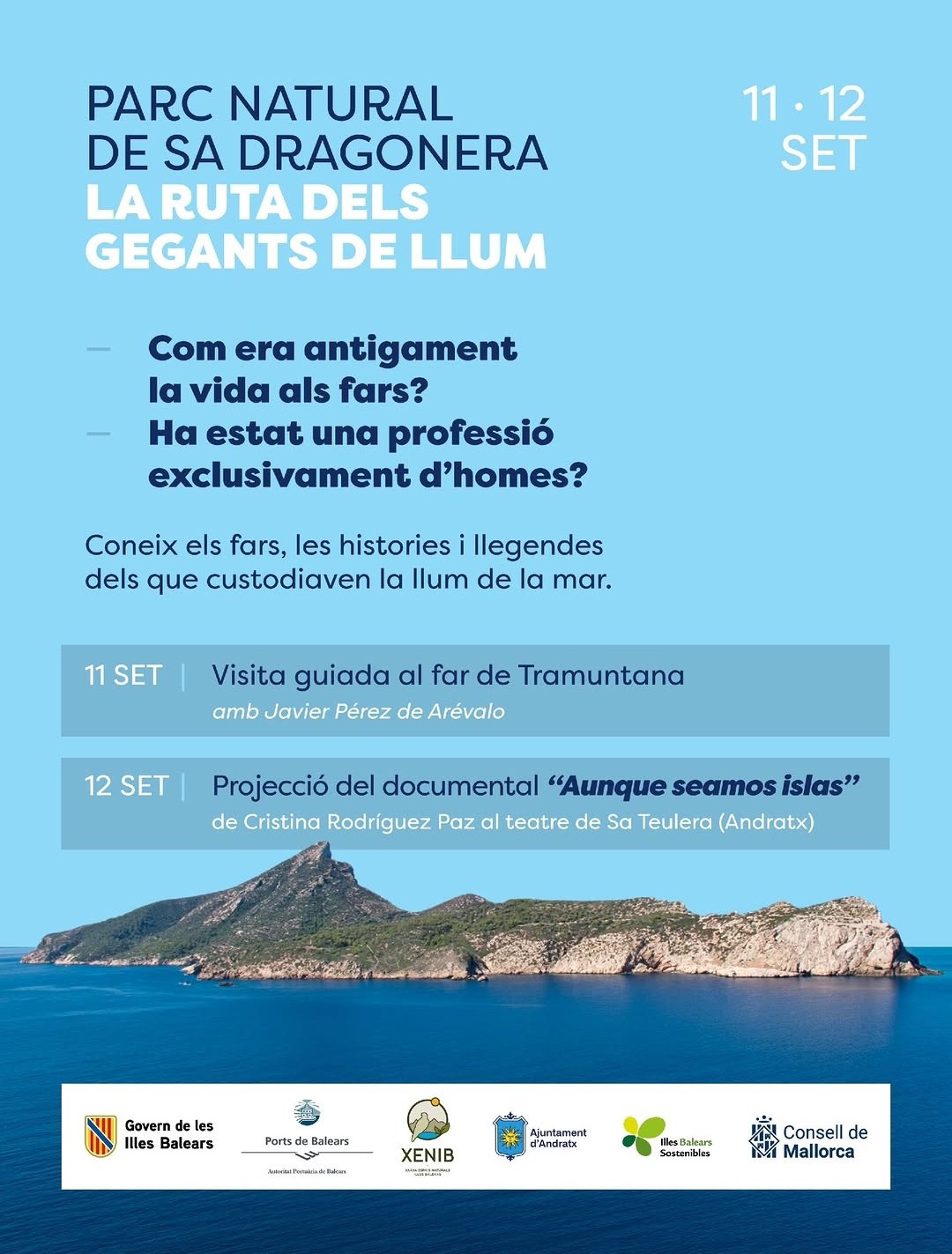 Guided tour of the Tramuntana Lighthouse – Parc Natural de Sa Dragonera - Visit Andratx Guided tour of the Tramuntana Lighthouse – Parc Natural de Sa Dragonera - Visit Andratx