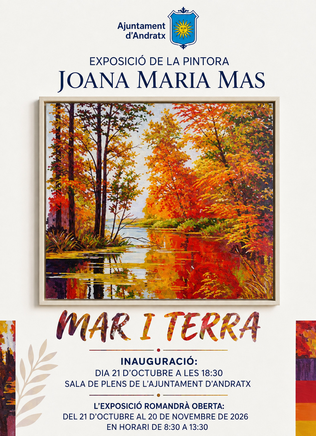 Opening and Exhibition “Mar i Terra” by Painter Joan María Mas - Visit Andratx