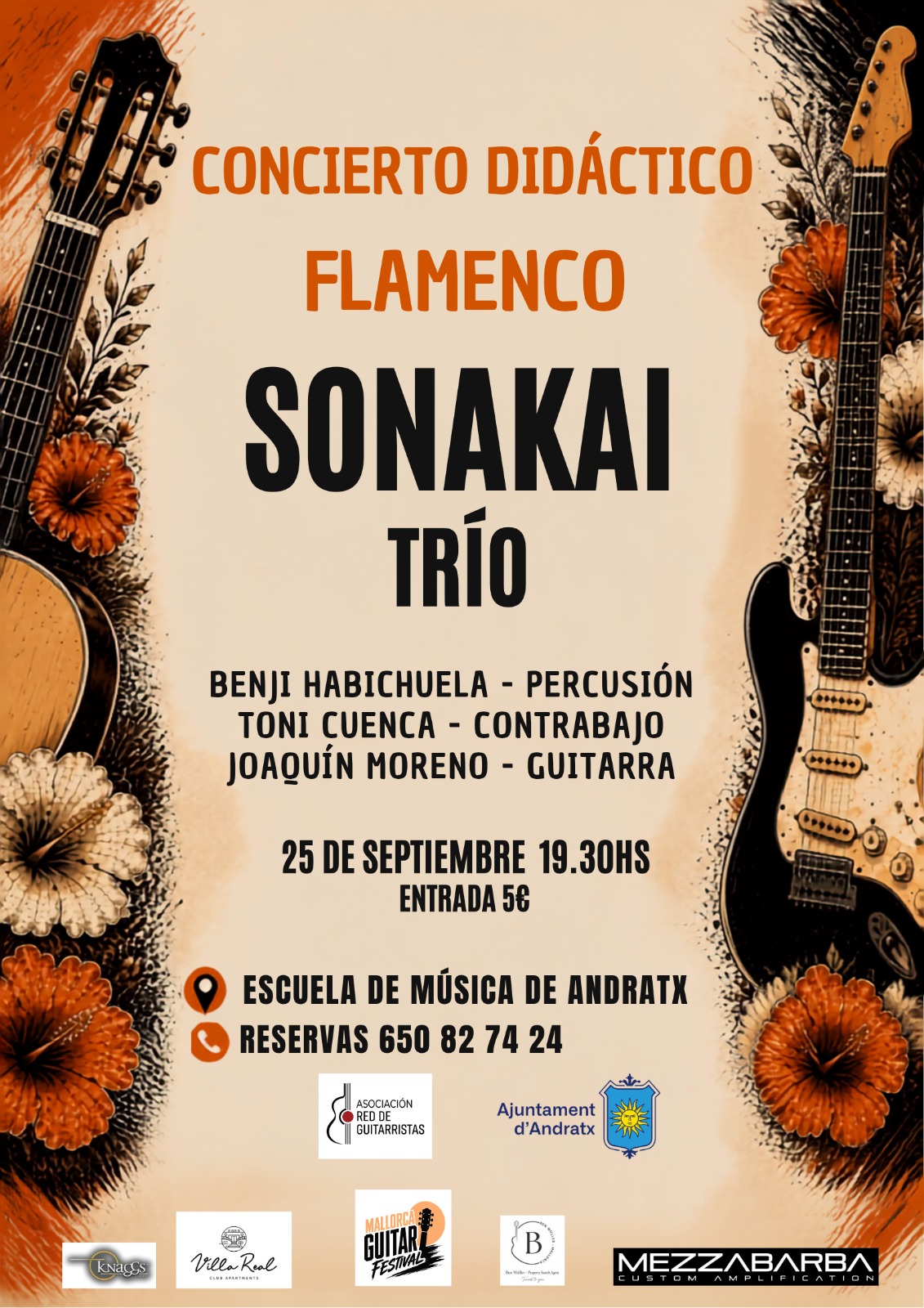 SONAKAI TRIO Educational Flamenco Concert - Visit Andratx