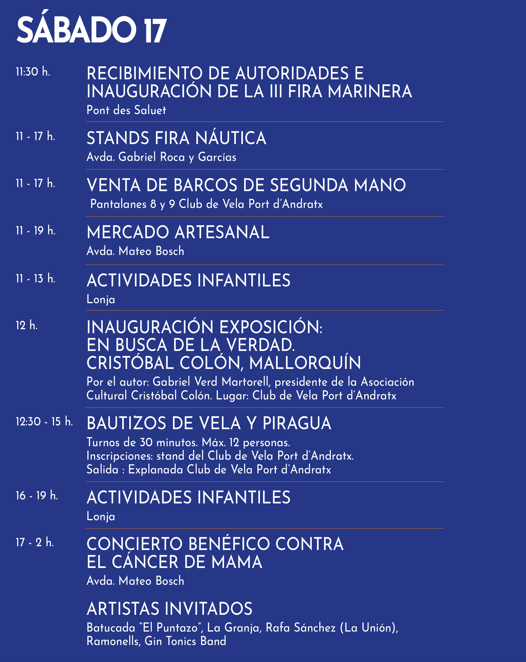 III FIRA MARINERA - Visit Andratx
